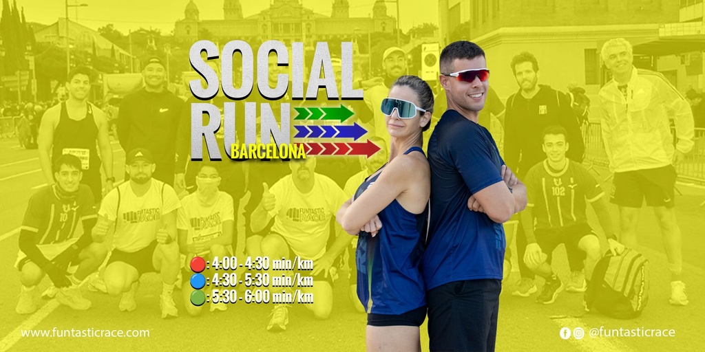 Banner del evento Social Run - Marató BCN - 14/03/2026