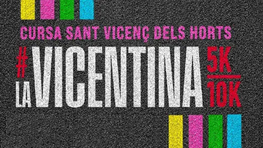 Banner de la carrera Cursa La Vicentina