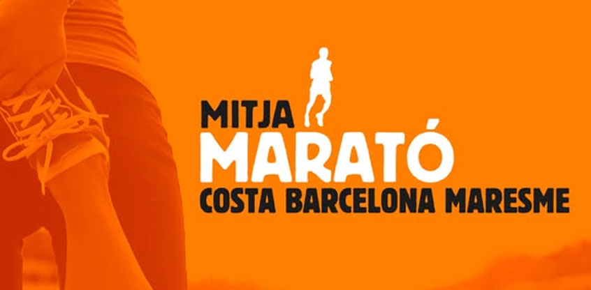 Banner de la carrera Mitja Marató Costa Maresme