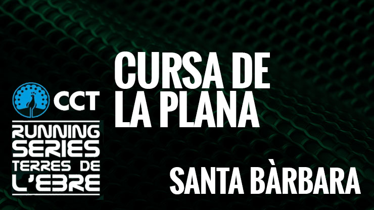 Banner de la carrera Cursa de La Plana