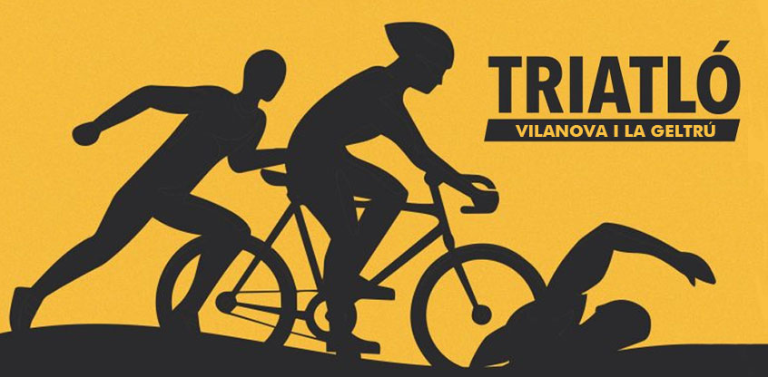 Banner de la carrera Triatlò de Vilanova