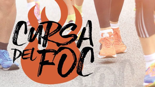 Banner de la carrera Cursa del Foc