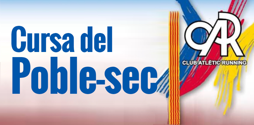Banner de la carrera Cursa del Poble-sec