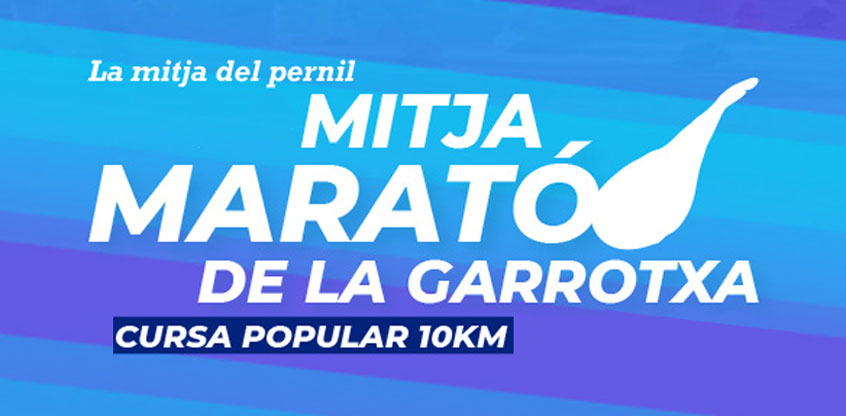 Banner de la carrera Mitja Marató de la Garrotxa