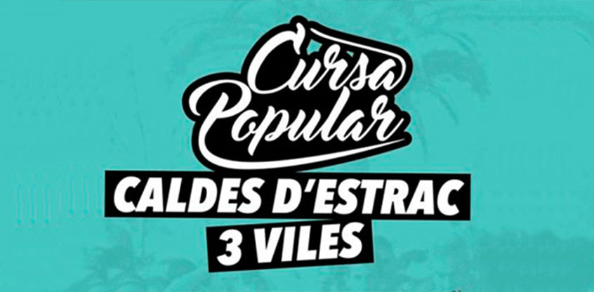 Banner de la carrera Cursa Caldes d'Estrac 3 Viles