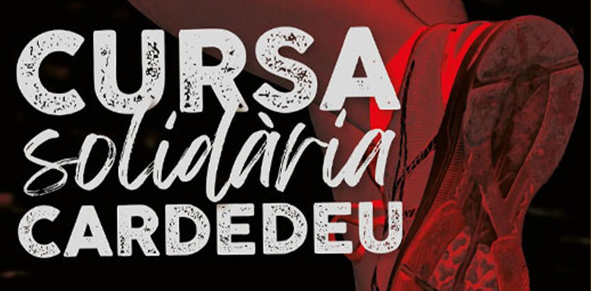 Banner de la carrera Cursa solidària de Cardedeu